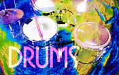 For the first time play alongs for drummers are available. Train your timing with a steady band.